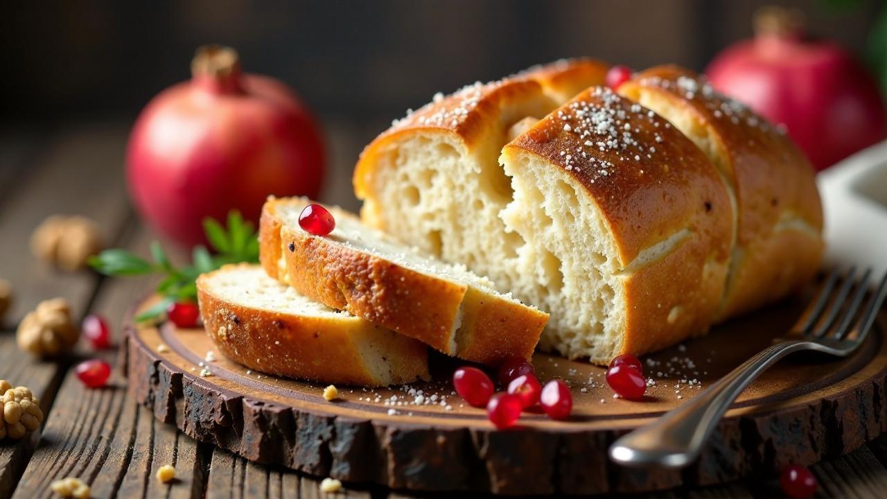 Granatapfel-Walnuss-Ciabatta