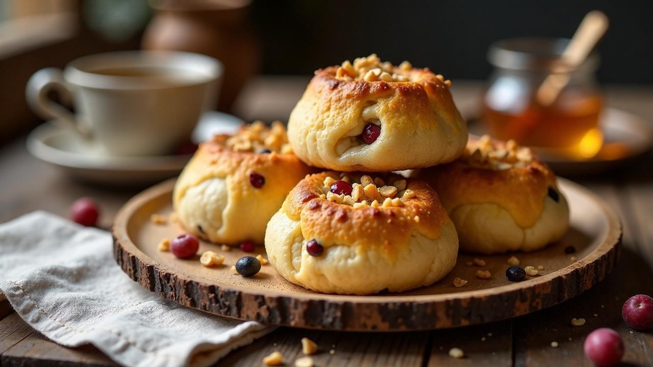 Granola-Milchbrötchen