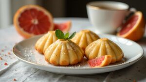 Grapefruit-Mohn-Madeleines