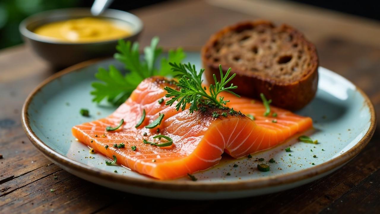 Graved Lachs (Eingelegter Lachs)