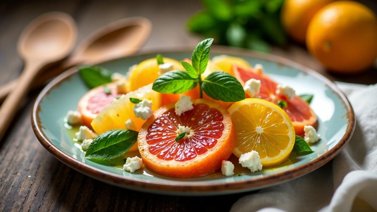 Greek Citrus Fruits Dishes