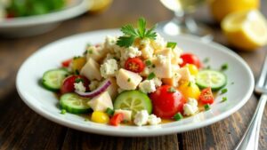 Greek Crab Salad