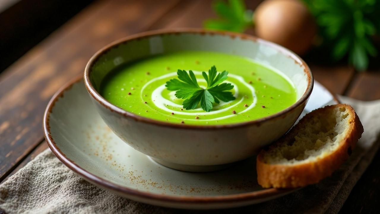 Greenstone Soup - Grüne Bouillon-Suppe