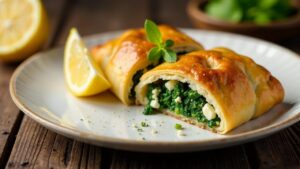 Griechische Spanakopita