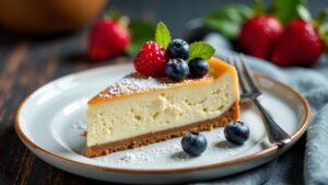 Griechischer Cheesecake - „Glykou Me Kserotigano"