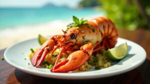 Grilled Bahamian Lobster