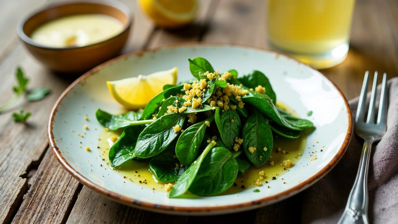 Grilled Warigal Greens with Lemon