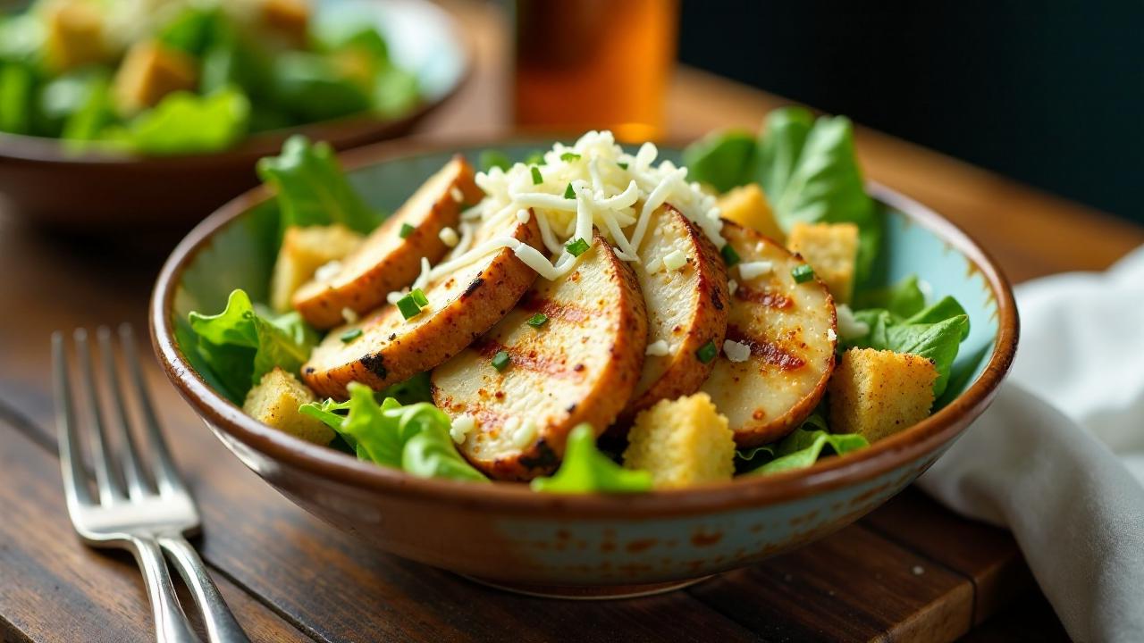 Grillen-Caesar-Salat