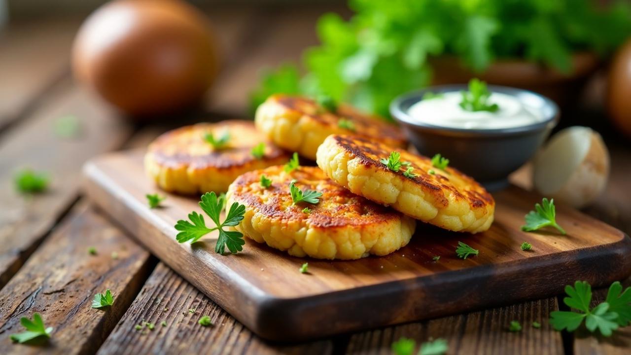 Grillen-Kartoffelplätzchen