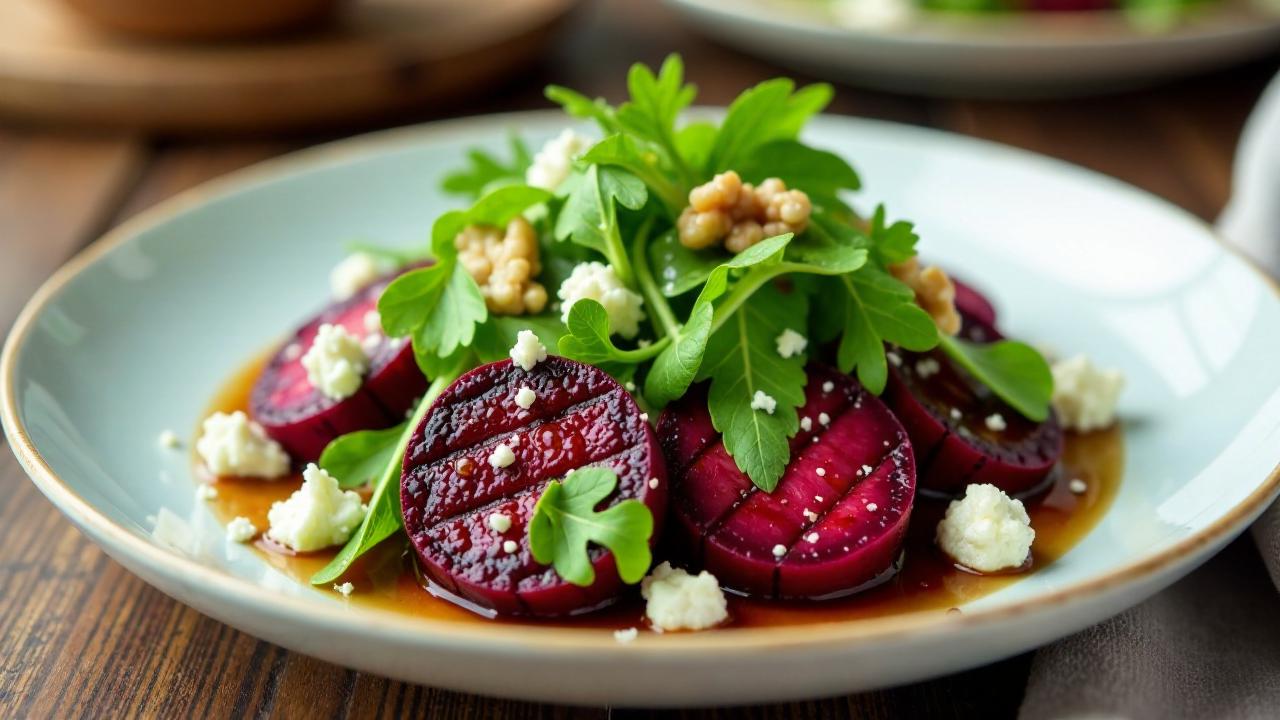 Grillen-Salat mit roter Beete