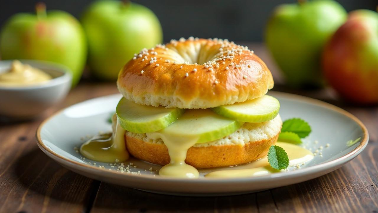 Grüne Apfel-Milchbrötchen