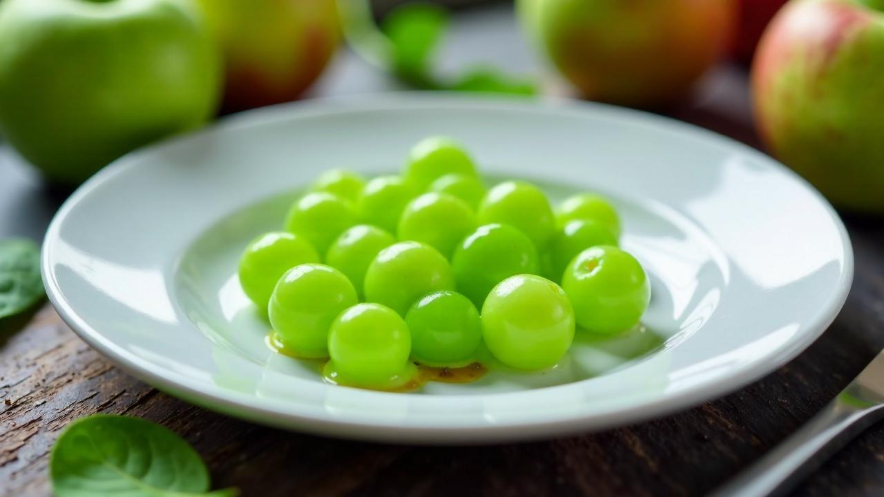 Grünen Apfel Kaviar für Salate