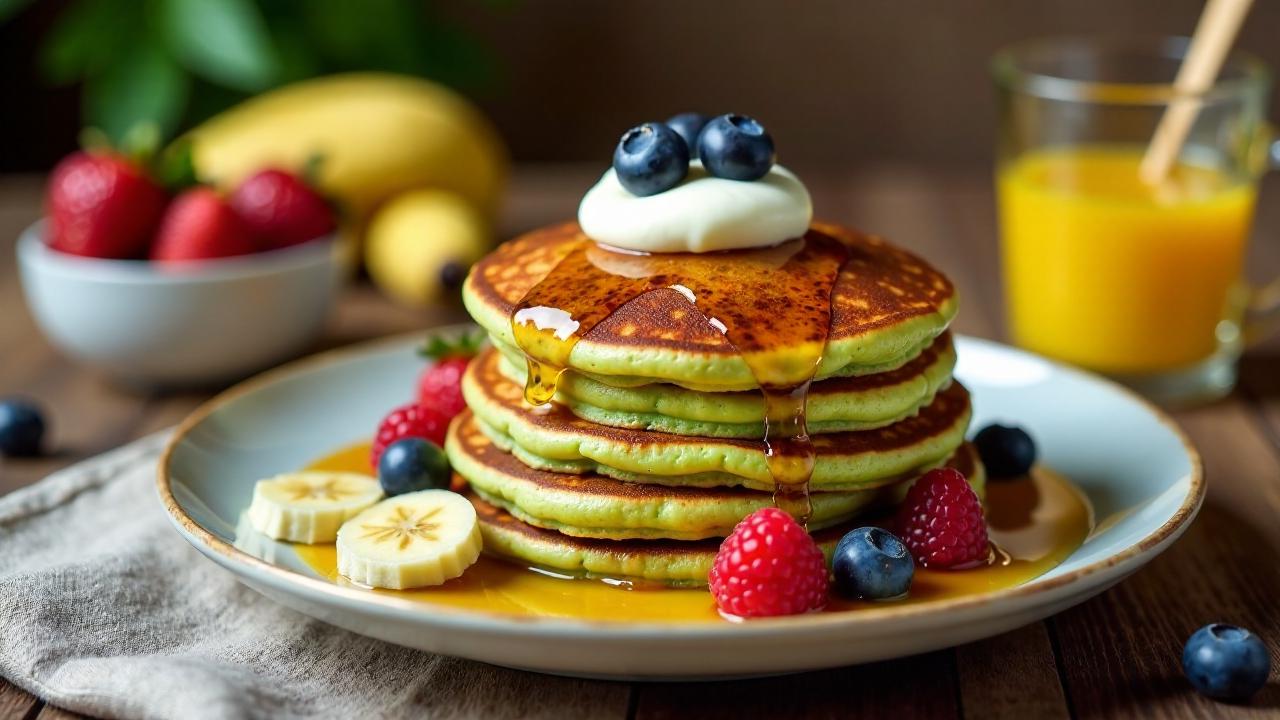 Grüner Bananen-Pfannkuchen