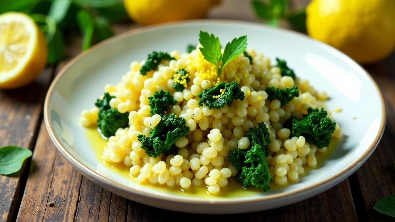 Grünkohl-Zitronen-Couscous