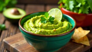 Guacamole mit frischem Koriander