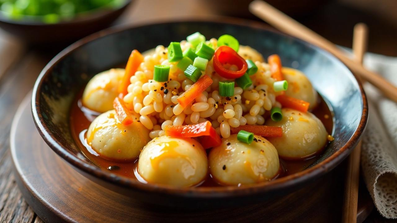 Gungjung Tteokbokki - Hofstaat-Stil Reiskuchen