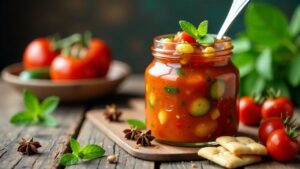 Gurken-Tomaten-Chutney