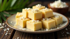 Guyanese Coconut Fudge