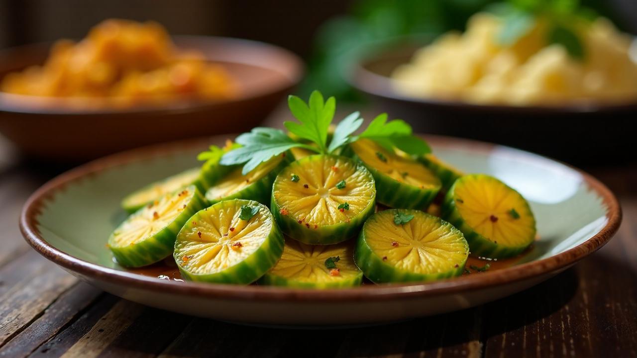 Guyanese Karela Fry (Bitter Melon)