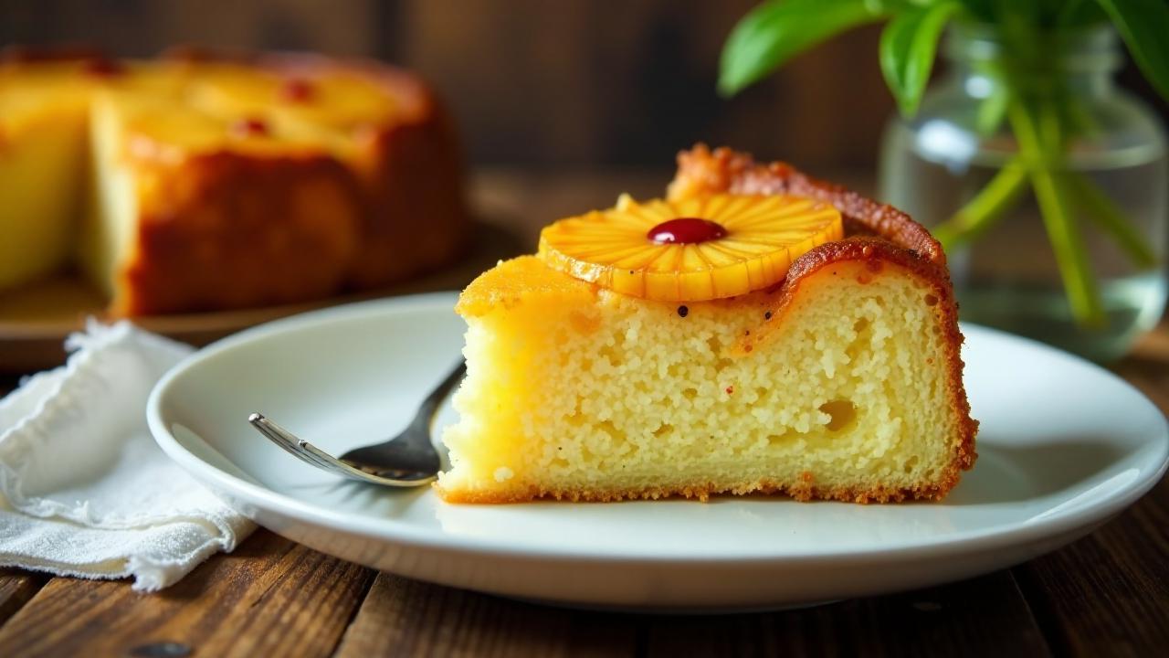 Guyanese Pineapple Upside-Down Cake