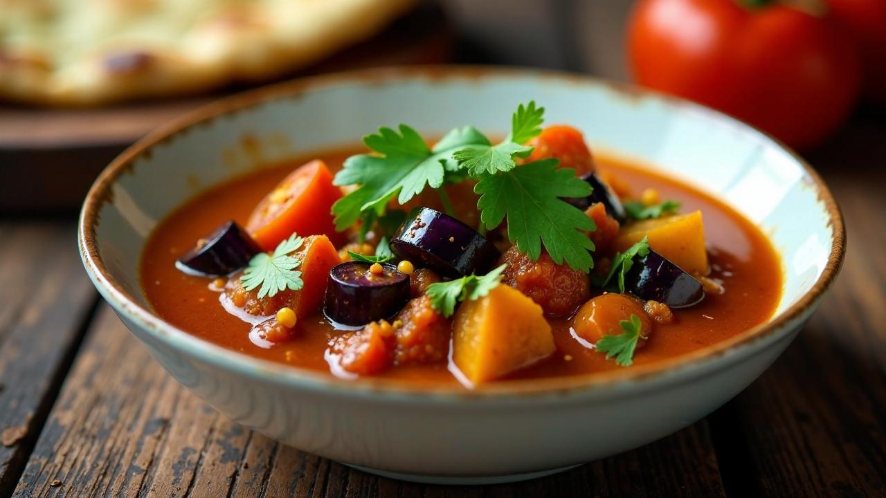 Guyanese Style Eggplant Curry