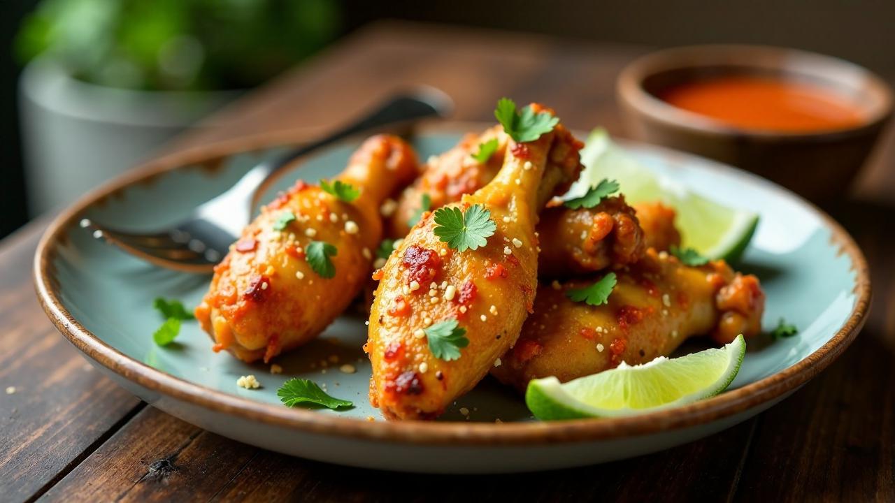 Habanero Coconut Chicken Wings