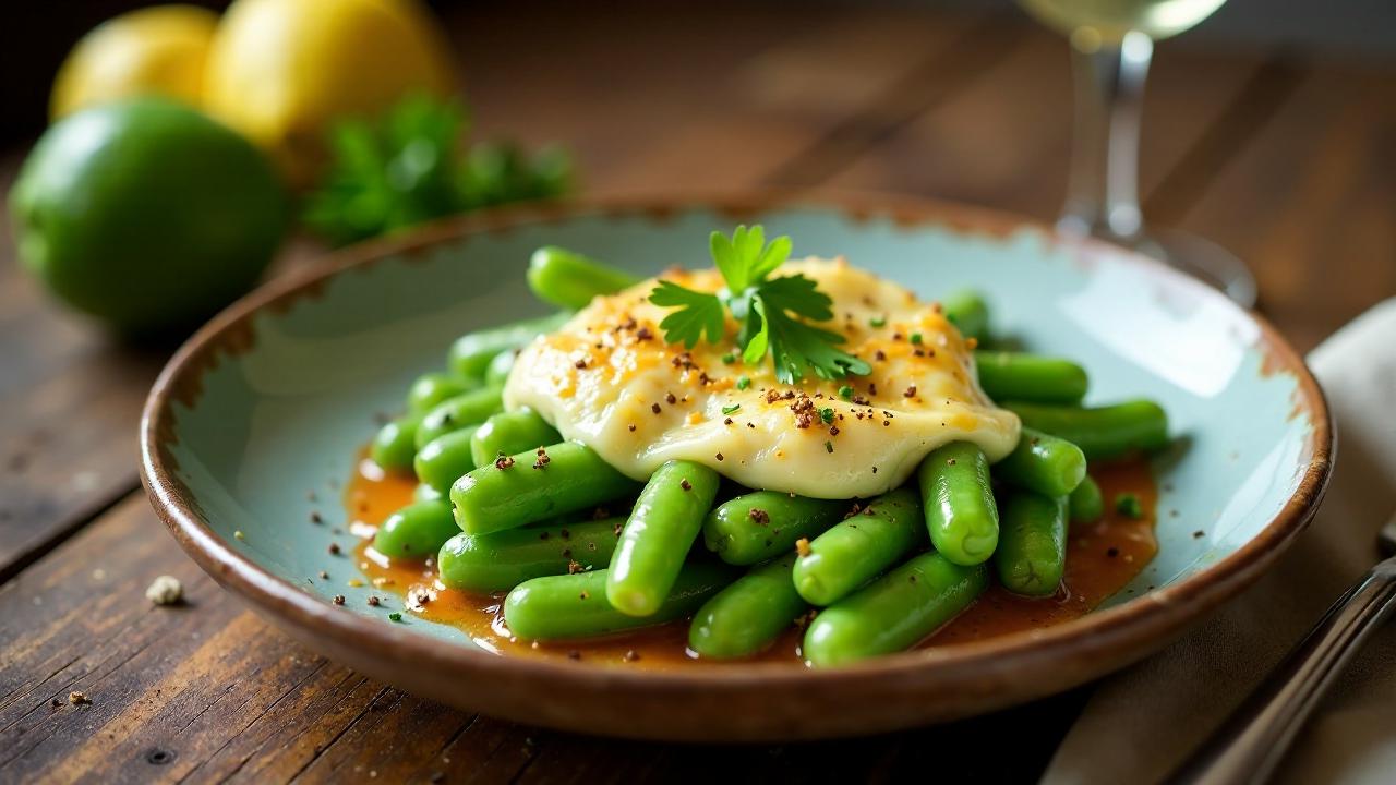 Habas con Queso: Dicke Bohnen mit Käse