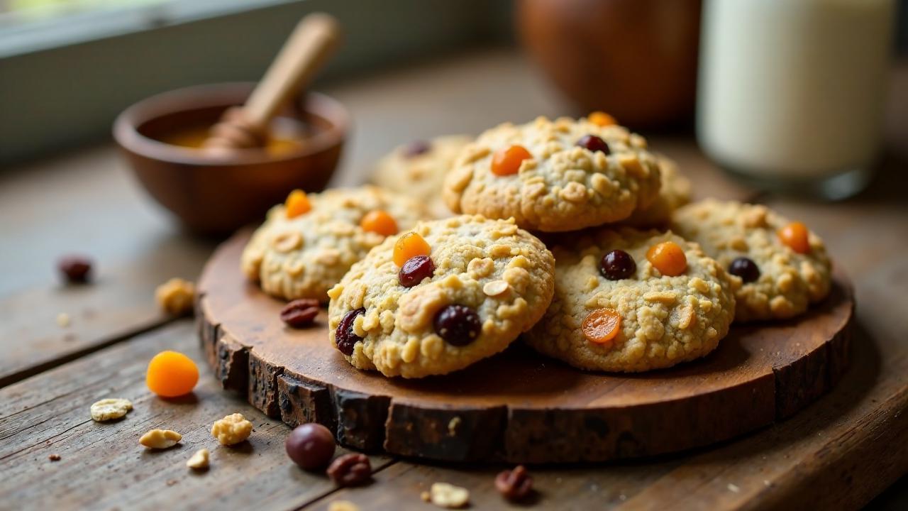 Hafer-Cookies mit Trockenfrüchten