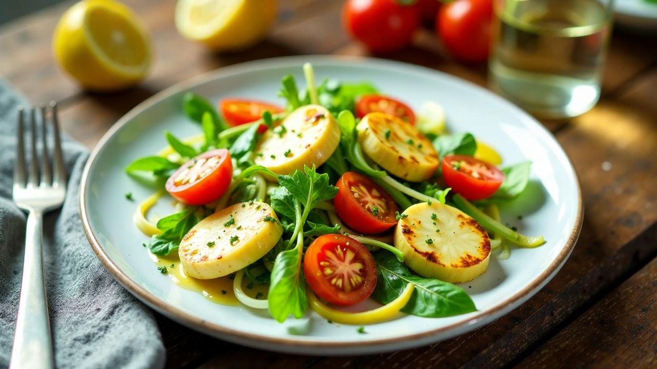 Halloumi-Fenchel-Salat