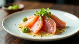 Hamachi Sashimi (Gelbschwanz-Sashimi)