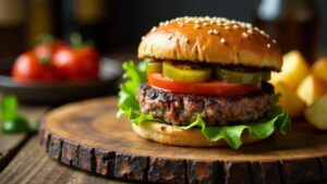 Hamburger mit Dithmarscher Kohlrouladen