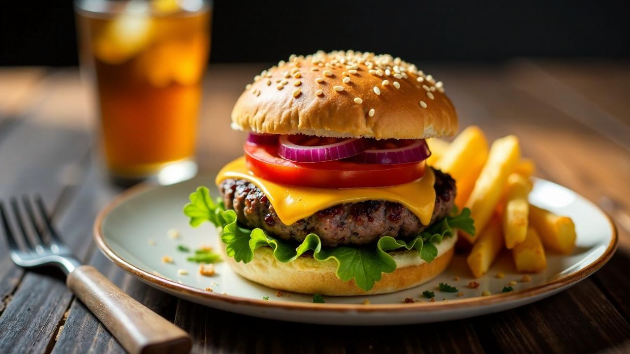 Hamburger mit Lübecker Marzipan-Chutney