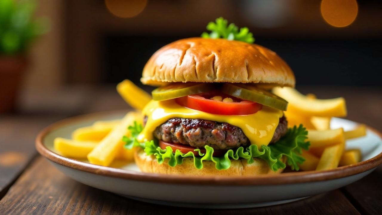 Hamburger mit Norddeutschem Senfeier-Aufstrich