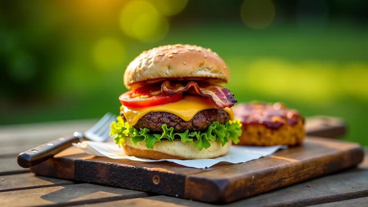 Hamburger mit Nordhessischem Speckkuchen