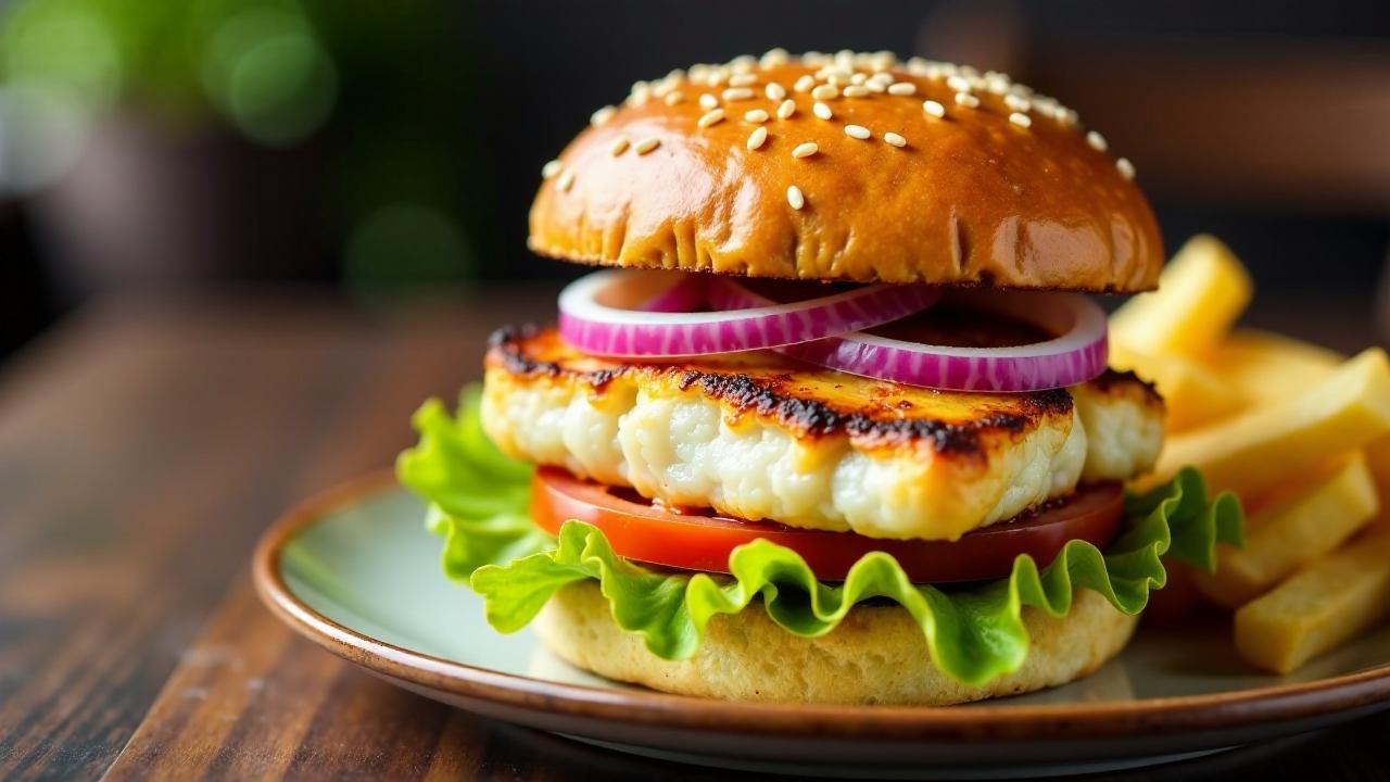 Hamburger mit Nordseefisch-Remoulade