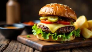 Hamburger mit Pfälzer Leberknödel