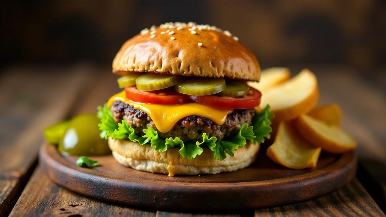 Hamburger mit Rheinischem Dippekuchen