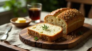 Hanfsamen-Dinkel-Brot