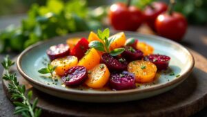 Hangi-Rüben: Rote und gelbe Rüben aus der Erdgrube