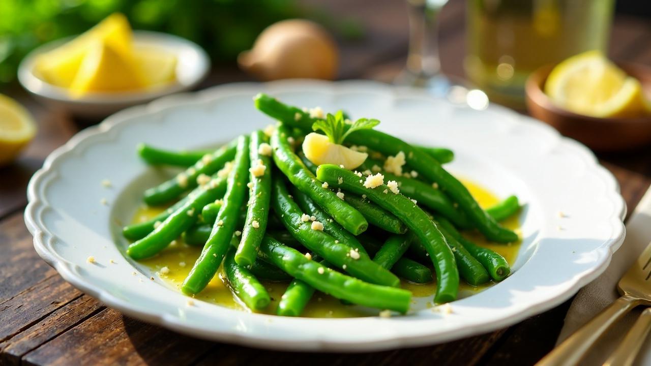 Haricots Verts à l'Ail (Grüne Bohnen mit Knoblauch)