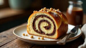 Haselnuss-Nougat-Babka