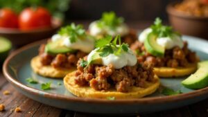 Hauchdünne Carne Tostadas