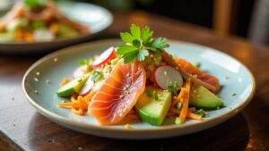 Hawaiianischer Sashimi Salad