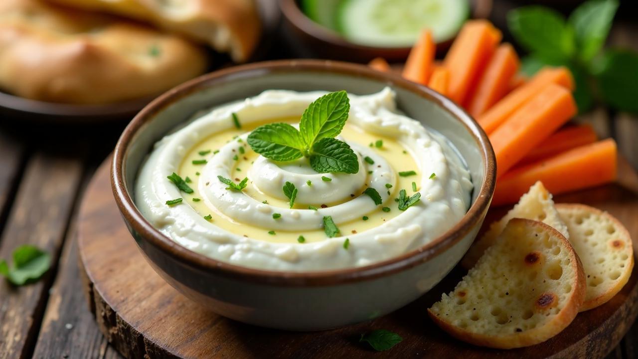 Haydari – Joghurt-Dip mit Minze und Knoblauch