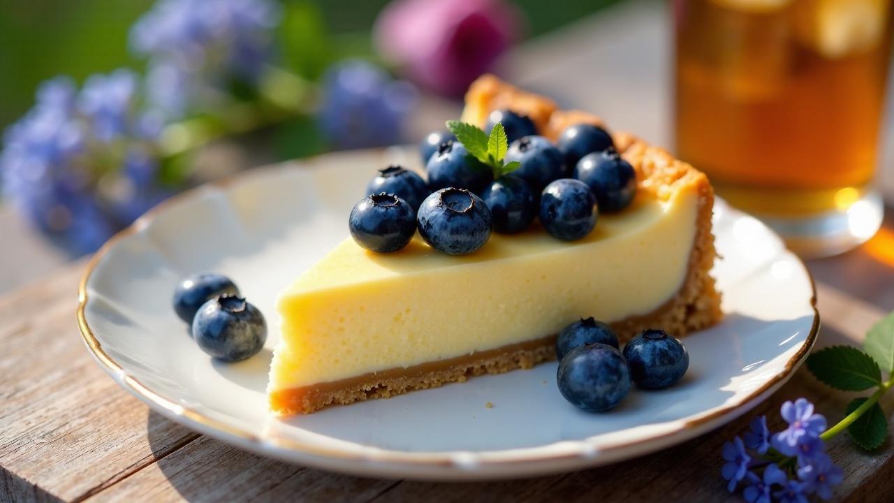 Heidelbeer-Cheesecake-Tarte