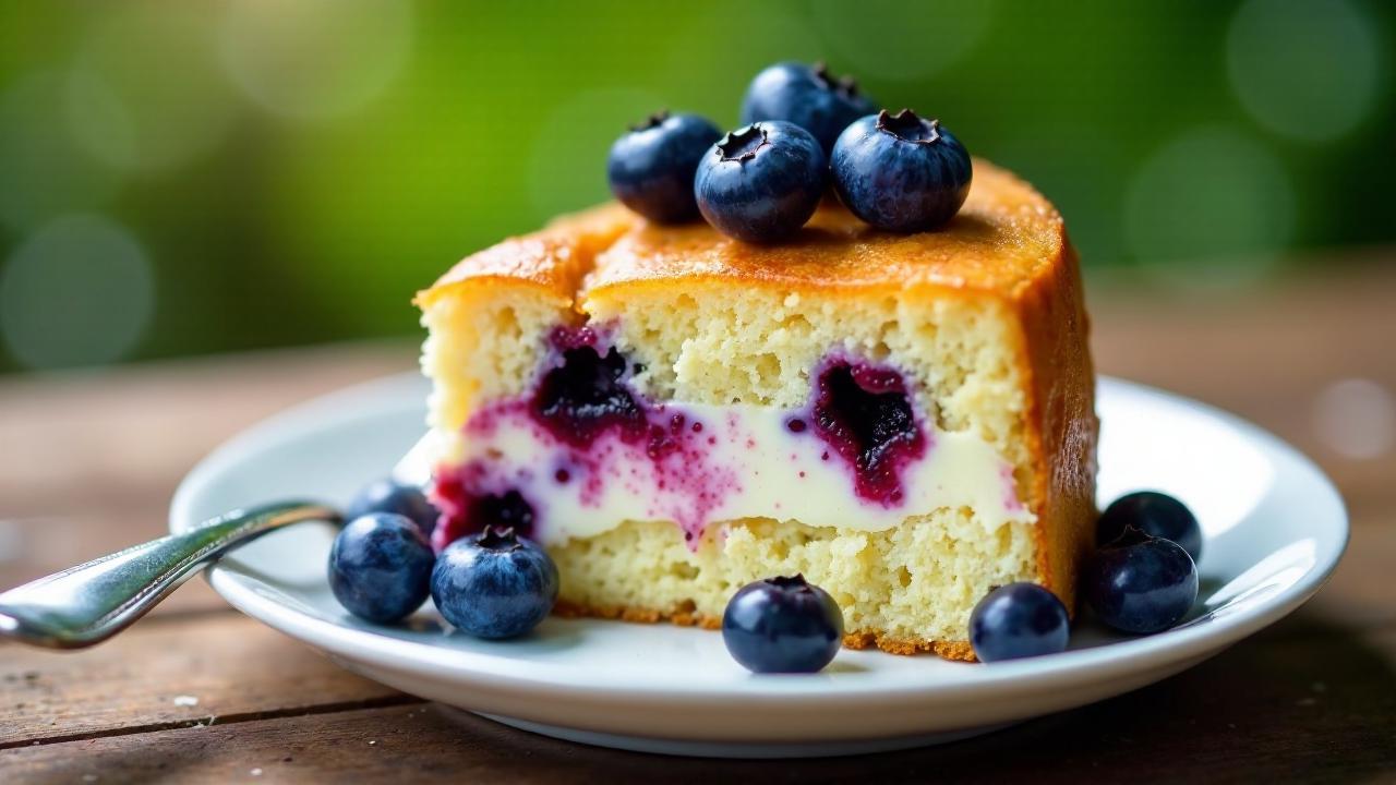 Heidelbeer-Frischkäse-Kuchen