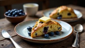 Heidelbeer-Haferflocken-Scones