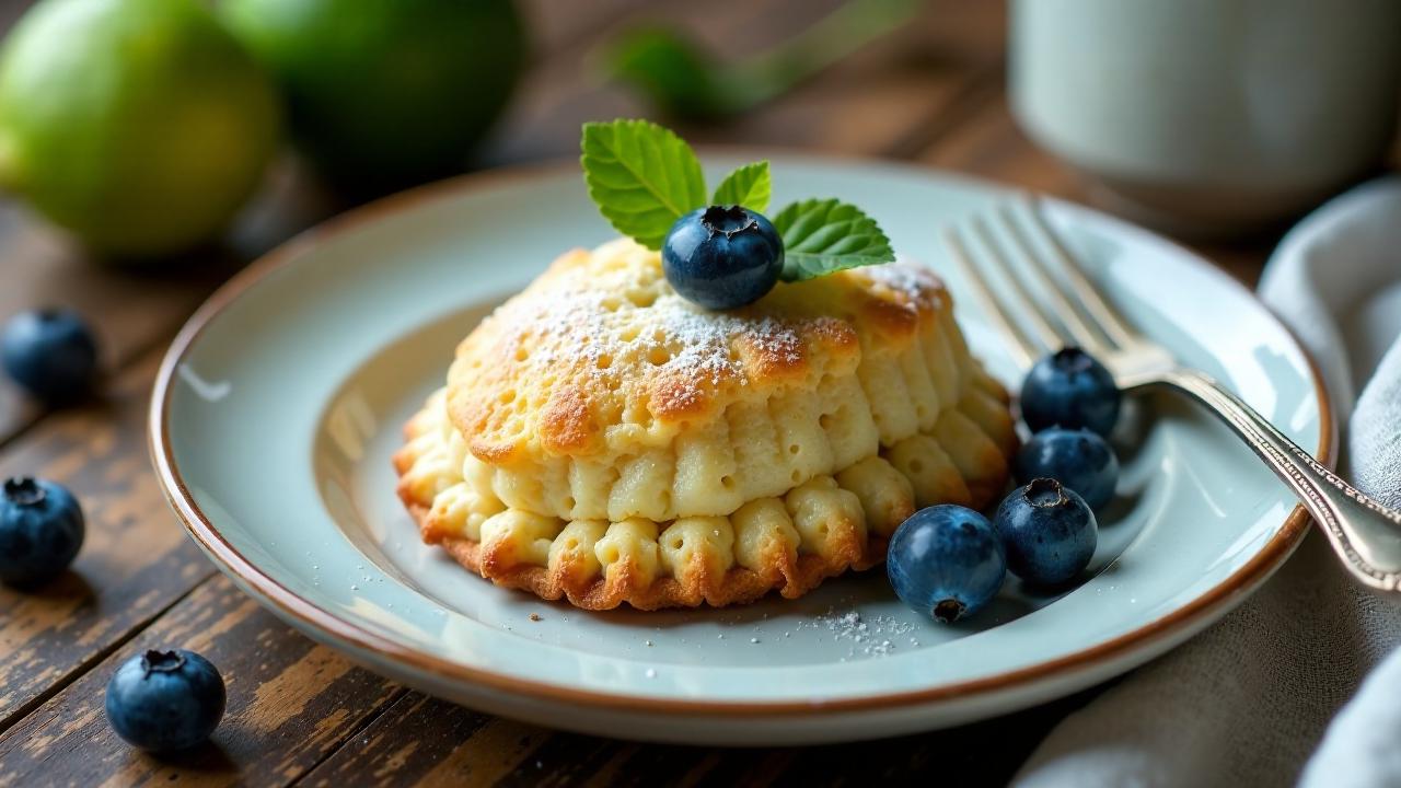 Heidelbeer-Limetten-Madeleines