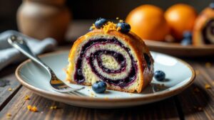 Heidelbeer-Mandarine-Babka