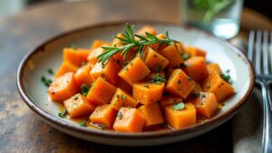 Herb-roasted Kumara - Kräutergeröstete Süßkartoffeln